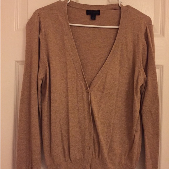 Light Brown Lightweight Worthington Cardigan - Picture 3 of 3